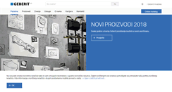 Desktop Screenshot of geberit.hr