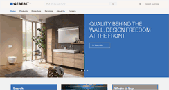 Desktop Screenshot of geberit.com.au