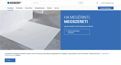 Desktop Screenshot of geberit.hu
