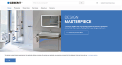 Desktop Screenshot of geberit.com.sg