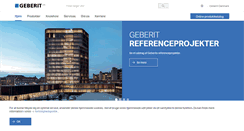 Desktop Screenshot of geberit.dk