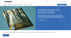 Desktop Screenshot of geberit.co.uk