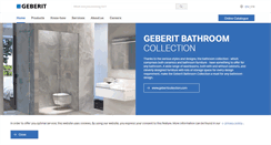 Desktop Screenshot of international.geberit.com