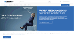 Desktop Screenshot of geberit.sk