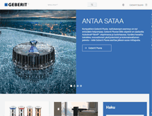 Tablet Screenshot of geberit.fi